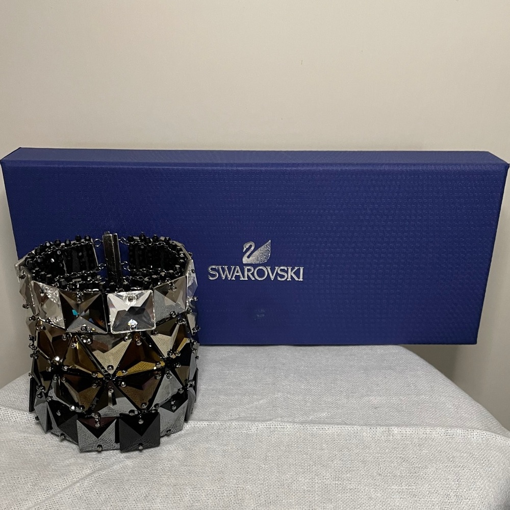 Swarovski bracelet, metallic crystals